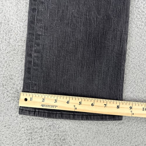 Levi's 569 Loose Straight Jeans Men 36x34 Black Stretch Skater Work Denim - Picture 9 of 19