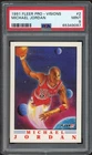 Michael Jordan 1991 Fleer Pro-Visions #2 PSA 9 MINT Bulls HOF