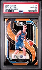 2024 Select Nikola Topic Orange Prizm Premier 9/65 Pop 1 !!!