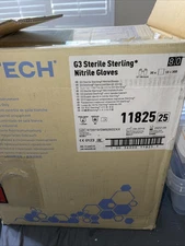 300 Pairs Kimtech 11825 G3 Sterile Sterling Nitrile Gloves, Size 8.0, New S3