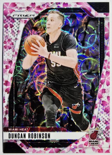 2024-25 Panini Prizm Duncan Robinson #190 Choice Cherry Blossom 10/20 Heat 🌸 B
