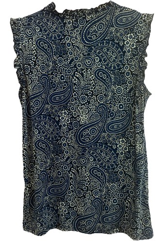 Blusa Tommy Hilfiger Mujer Azul Sin Mangas Talla Pequeña - Imagen 2 de 7