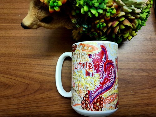 Coffee Mug Large 15oz - The Little Things. UV Reactive. - Picture 3 of 11