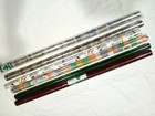 6 Rolls Cellophane Baskets, Wrapping Mixed Lot 30' Total Print & Plain