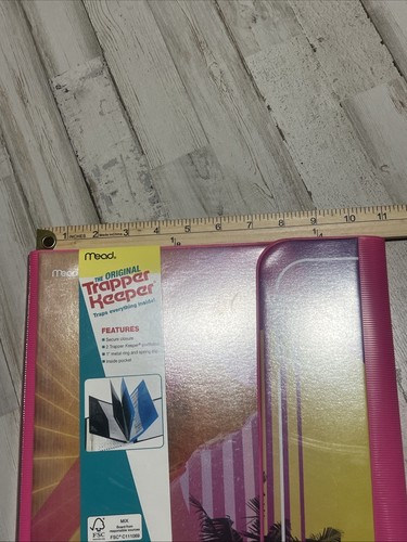 New 80s/ 90s Retro Sunset Style Trapper Keeper 1” Binder Folder by Mead - Picture 12 of 12