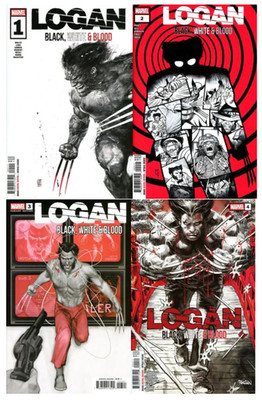 Logan: Black, White & Blood #1 2 4 MAIN Cover A & #3 B Set LOT 2026