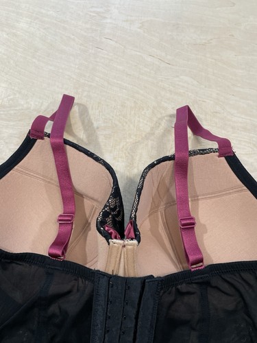 Adore Me Bustier Korsett Top mit Spitze und voller Abdeckung Größe 42 D schwarz - Bild 8 von 13