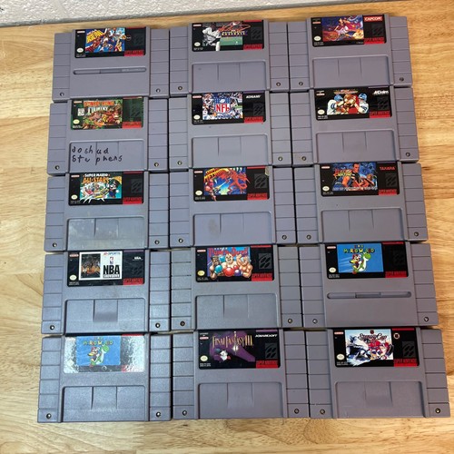 Super Nintendo Snes Originale OEM Autentico *Scegli il tuo gioco* Solo carrello NON TESTATO - Foto 3 di 63