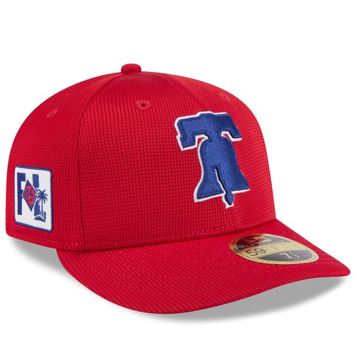 Men's New Era  Red Philadelphia Phillies 2025 Spring Training Low Profile