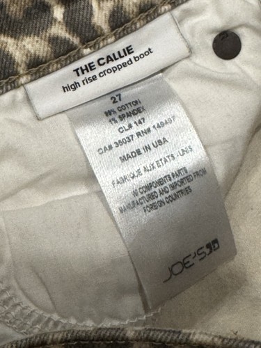 Joe's Jeans Callie Leopard-Print Jeans Size 27 - Bild 5 von 6