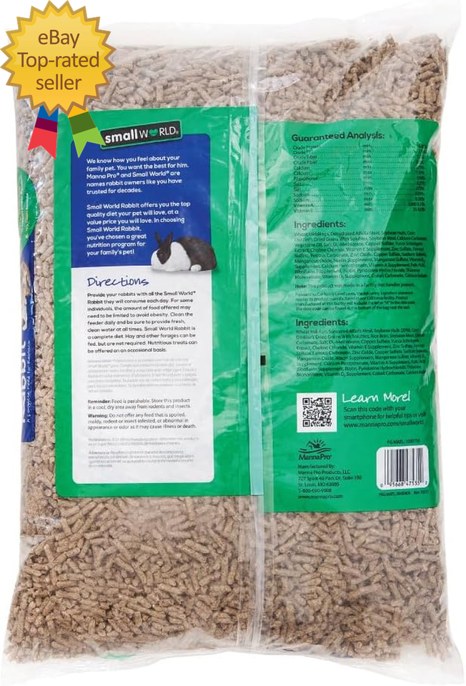 Picture of Rabbit Food Complete Feed Pelleted Food for Rabbits Fortified with ...