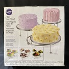 Wilton CAKES 3 TIER PARTY CAKE STAND #307-859 Original Packaging Metal Weddings