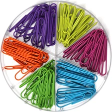 Large Colored Paper Clips, Mixed (OS-LARGEPC)