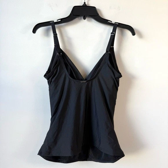 Calvin Klein Swimwear Tankini Top Black M - Image 4 of 4