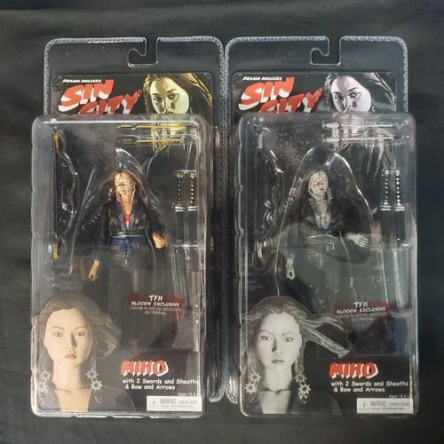 NECA Frank Miller's Sin City TFH Bloody Variant Exclusive Miho Action Figure Lot