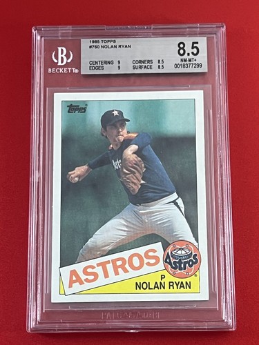 1985 Topps - Nolan Ryan #760 BGS 8.5