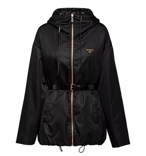 Prada Blouson Rain Jacket With Gold Hardware. NWT Pick Size $3700 Retail. coat - Picture 1 of 16