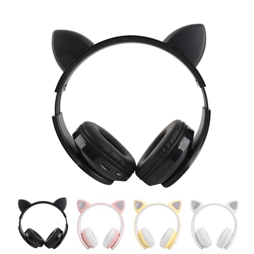 LED Noise Reduction Headset Cat Ear Shape BT 5.0 Headset With Mic For Young P CB - Afbeelding 15 van 31
