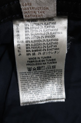 Mens Diesel BUSTER Stretch Regular Slim Tapered Black Jeans W36 L33 Wash 0674N - Picture 14 of 14