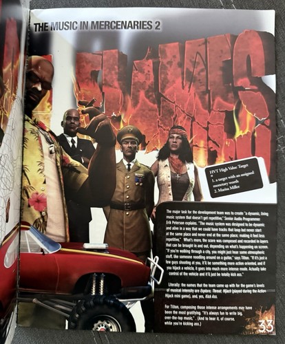 Guía de estrategia Insiders Guide Mercenaries 2 World in Flames 2008 con póster pinup - Imagen 3 de 8
