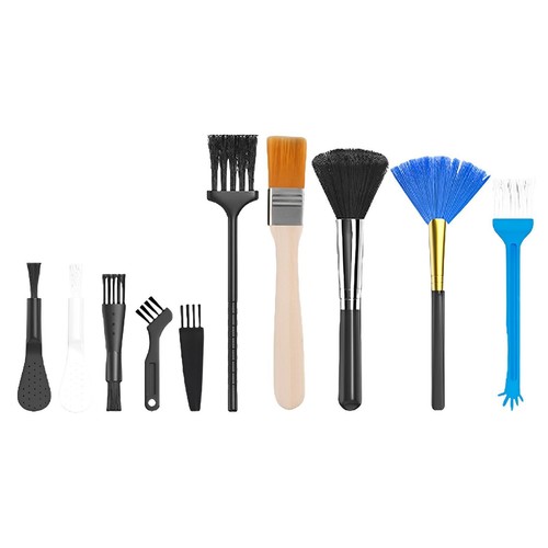 10x Keyboard Brush Kit Anti Static Portable Cleaner Tools for Laptop Cellphone - Afbeelding 2 van 7