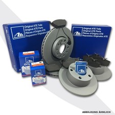 ATE Bremsscheiben+Beläge vorne+hinten für VW T5 Bus 16 Zoll "Pr-2E3" Bremsen-Set