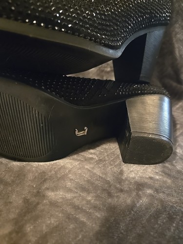 Juicy Couture Damen Strass Stiefeletten Größe 8 - Bild 6 von 6