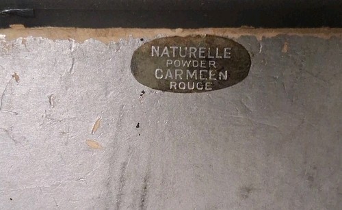 Vintage Doble Cara Art Deco Compacto con Caja Deauville Hudnut Hermoso Estado - Imagen 11 de 13
