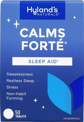 Hylands Calms Forte Homeopathic Sleep Aid 50 Tablets --