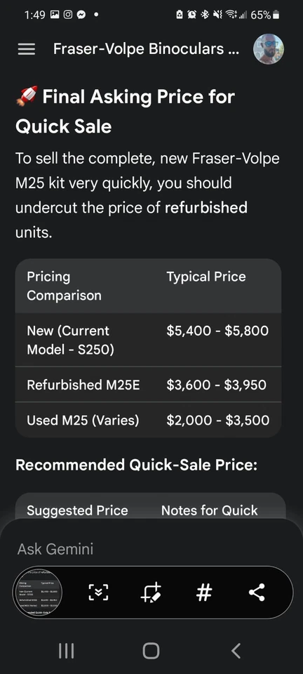 NEW! DISCOUNTED FROM $5,800! Fraser-Volpe M25 Gyro Stabilized Binoculars 14x40 - Image 4 of 4