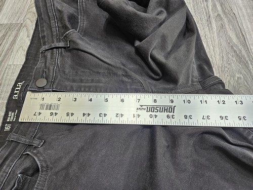 a.n.a Jegging Damen 16T schwarz Mid-Rise Stretch Skinny Jeans Hose Tall - Bild 10 von 11