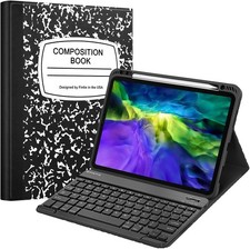 Keyboard Case for iPad Pro 11-inch 4th/3rd Gen 2022/2021 Soft TPU Back Cover