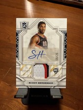 2023-24 Topps Royalty Collection Scoot Henderson Trailblazers Relic Sig. /25🔥🏀