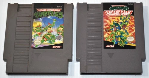New ListingLot of 2 TMNT Nintendo NES Authentic Loose Cartridges Only