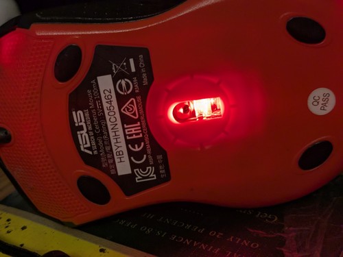 Asus Cerberus Mouse Wired USB 5 Button Lighted Bottom  - Picture 11 of 11