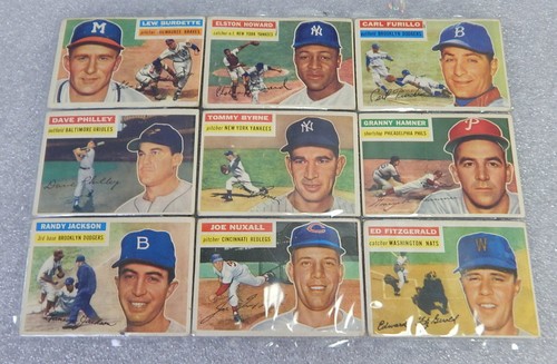 1956 Topps baseball card lot White Sox Nats Dodgers Tigers Cardinals Yankees - Picture 12 of 24