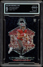 JALEN MCMILLAN 2024 Panini Mosaic No Huddle Black Prizm Rookie 1/1 #373