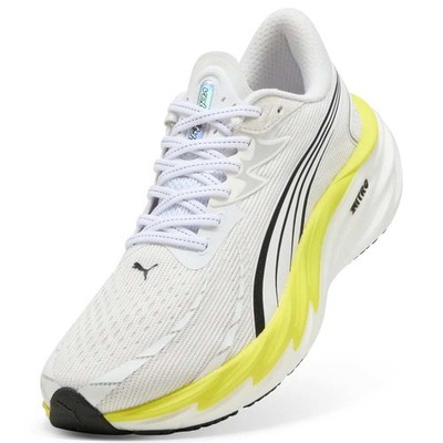 PUMA VELOCITY NITRO 4 Laufschuhe, PUMA White-Lux Lime