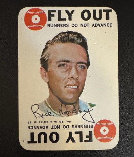 Rick Monday 1968 Topps Game #26 - Oakland Athletics
