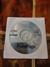 Microsoft FrontPage Version 2002 30-Day Trial CD P/N: X08-03518