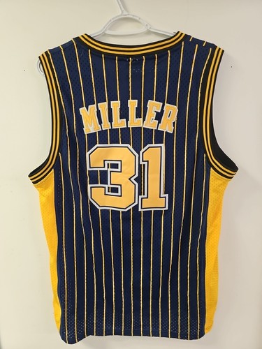 Reggie Miller #31 Indiana Pacers Jersey Hardwood Classics Adidas NBA size Medium - Picture 5 of 7
