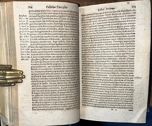 Rare 1603 Wm Rainolds 'Calvino-Turcismus' Anti Calvin Theology Christian / Islam - Imagen 7 de 20