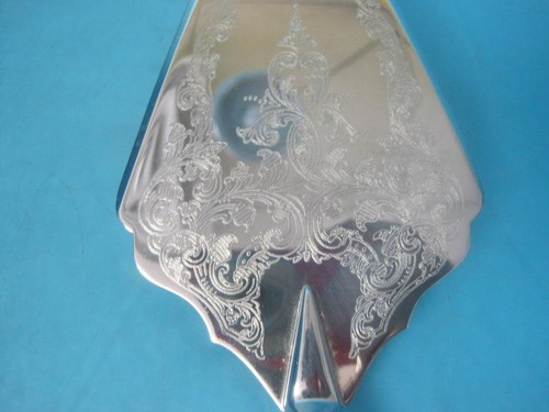 A.E. Lewis Sheffield England Floraine Imari Porcelain 11-1/2" Cake/Pie Server - Picture 8 of 13