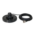 TRAM® 5-Inch Black Steel NMO Magnet Mount with RG58 Coaxial Cable and UHF...