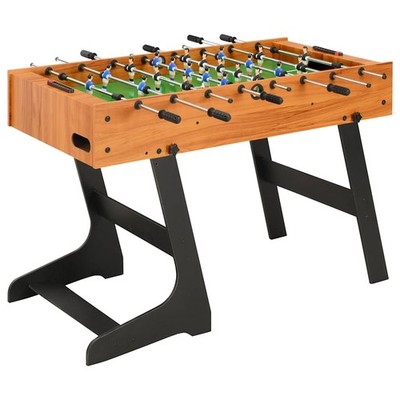 Football Table Collapsible 121 x 61 x 80cm Tan