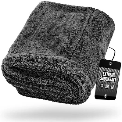 Auto Trockentuch Mikrofaser Nuke Guys Gamma Dryer XXL 1400 GSM 50 x 80cm Grau - Bild 1 von 4