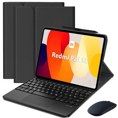 Touchpad QWERTZ Tastatur Maus Hülle Für Xiaomi Redmi Pad SE 11 Zoll 2023 Tasche - Bild 13 von 44