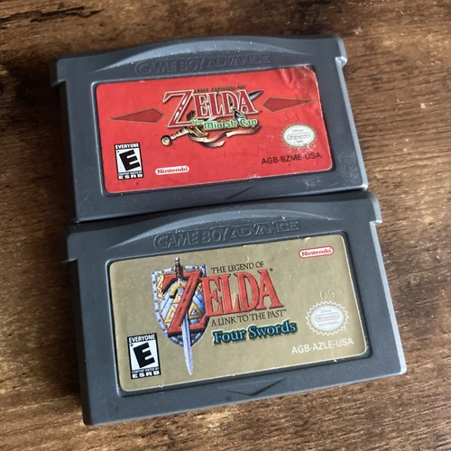 Legend of Zelda: The Minish Cap + Four Swords (Game Boy Advance GBA) Authentic