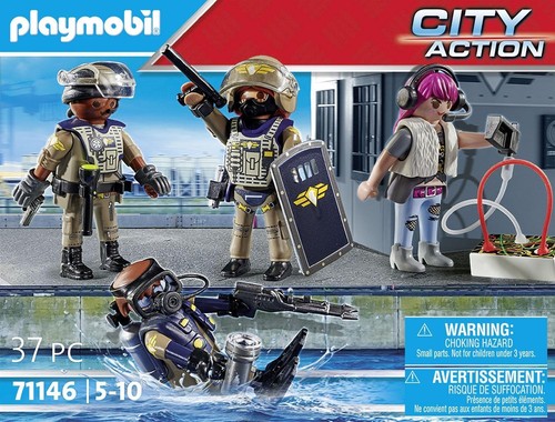 Playmobil 71146 City Action Tactical Police Team, including SWAT divers, a task - Foto 5 di 5