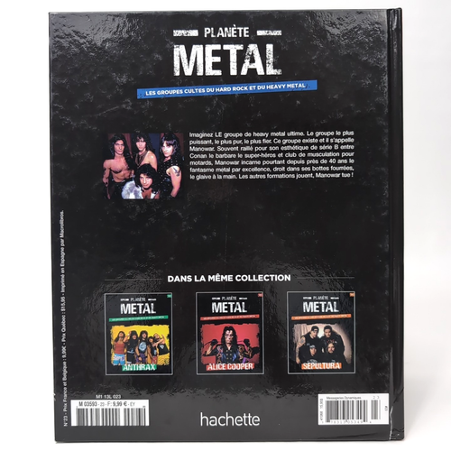 Planet Metal Manowar Book #23 French HC 63 Pages – All About the Band - Foto 2 di 2